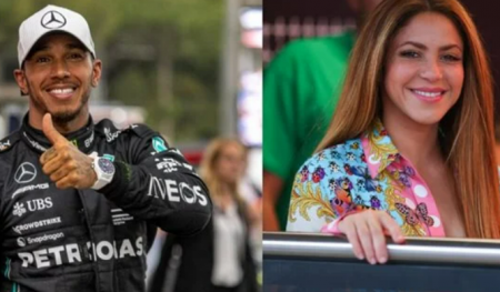 حقيقة علاقة شاكيرا وبلويس هاميلتون